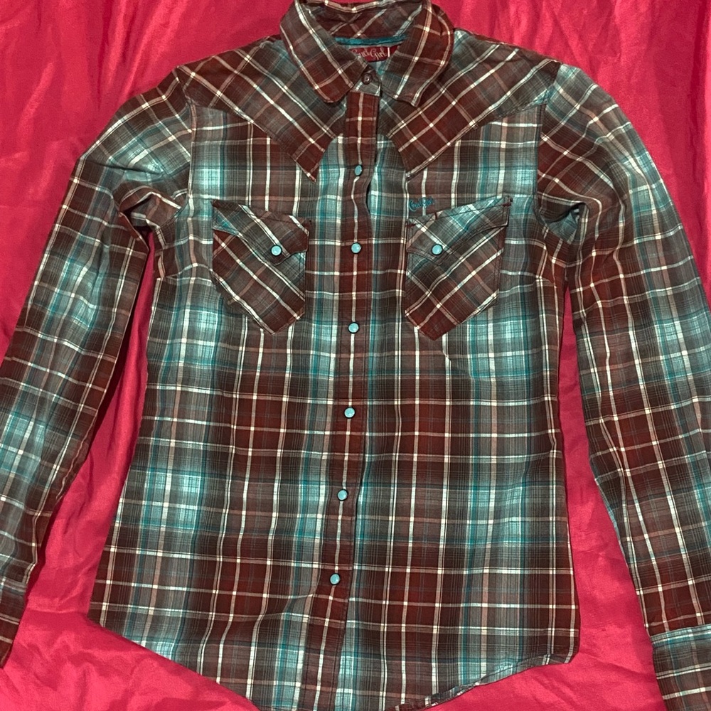 Multicolored Women’s Button-Up, Size Small